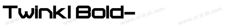 Twinkl Bold字体转换